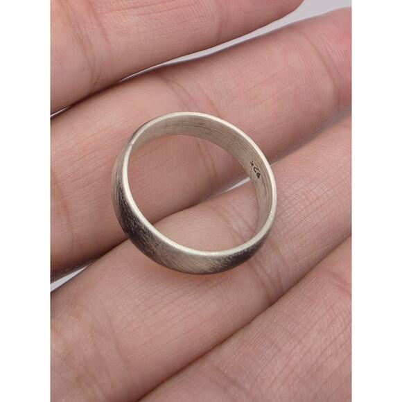 BAND STERLING SILVER 925 OXIDIZED RING SIZE 9.5 - Picture 15 of 15